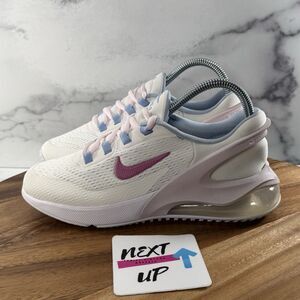 Youth 4.5/Womens 6-Nike Air Max 270 Go Easy On Hands Free Shoe White Fuchsia nby